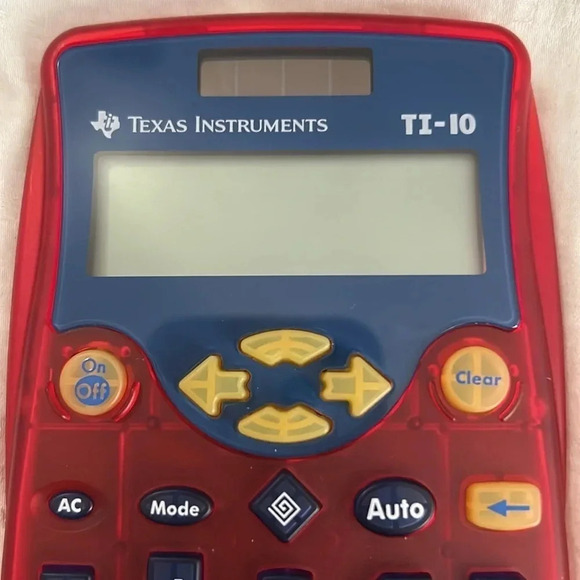 Texas instruments TI – 10 calculator elementary basic calculator - Picture 3 of 4
